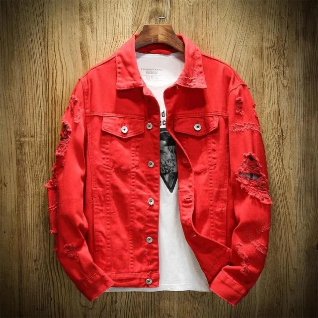 MEN'S SLIM FIT DENIM JACKET