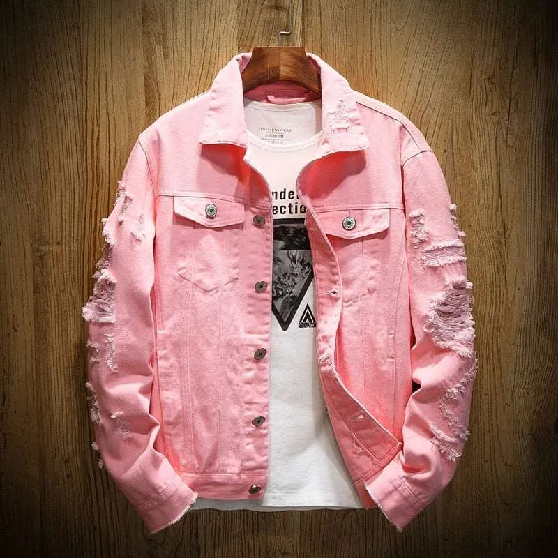 MEN'S SLIM FIT DENIM JACKET
