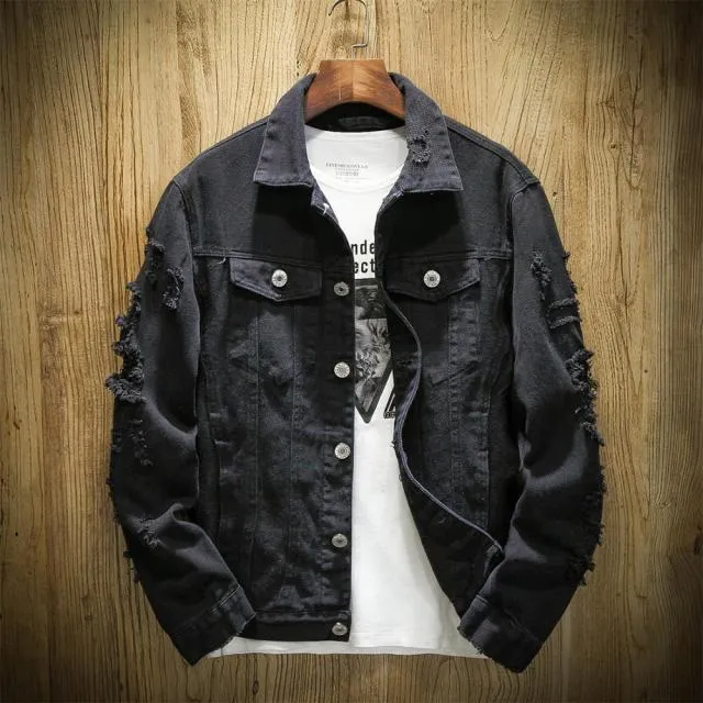 MEN'S SLIM FIT DENIM JACKET