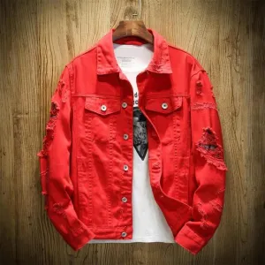 MEN'S SLIM FIT DENIM JACKET