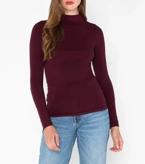 MOCK NECK L/S BAMBOO