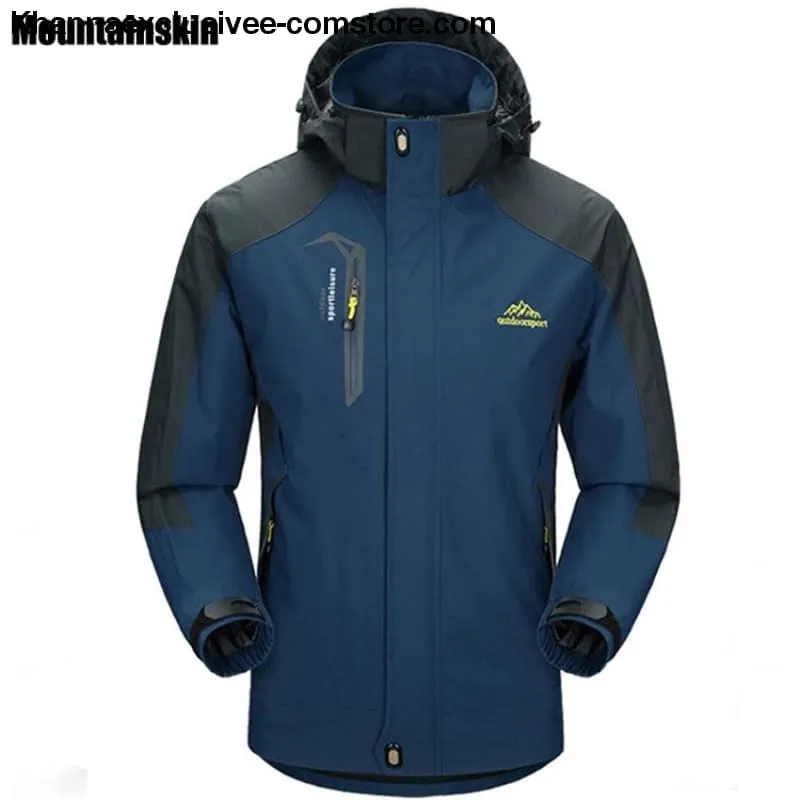 Mountainskin Unisex Waterproof Hooded Polyester cotton jacket, Unisex Branded Warm Outerwear Coat
