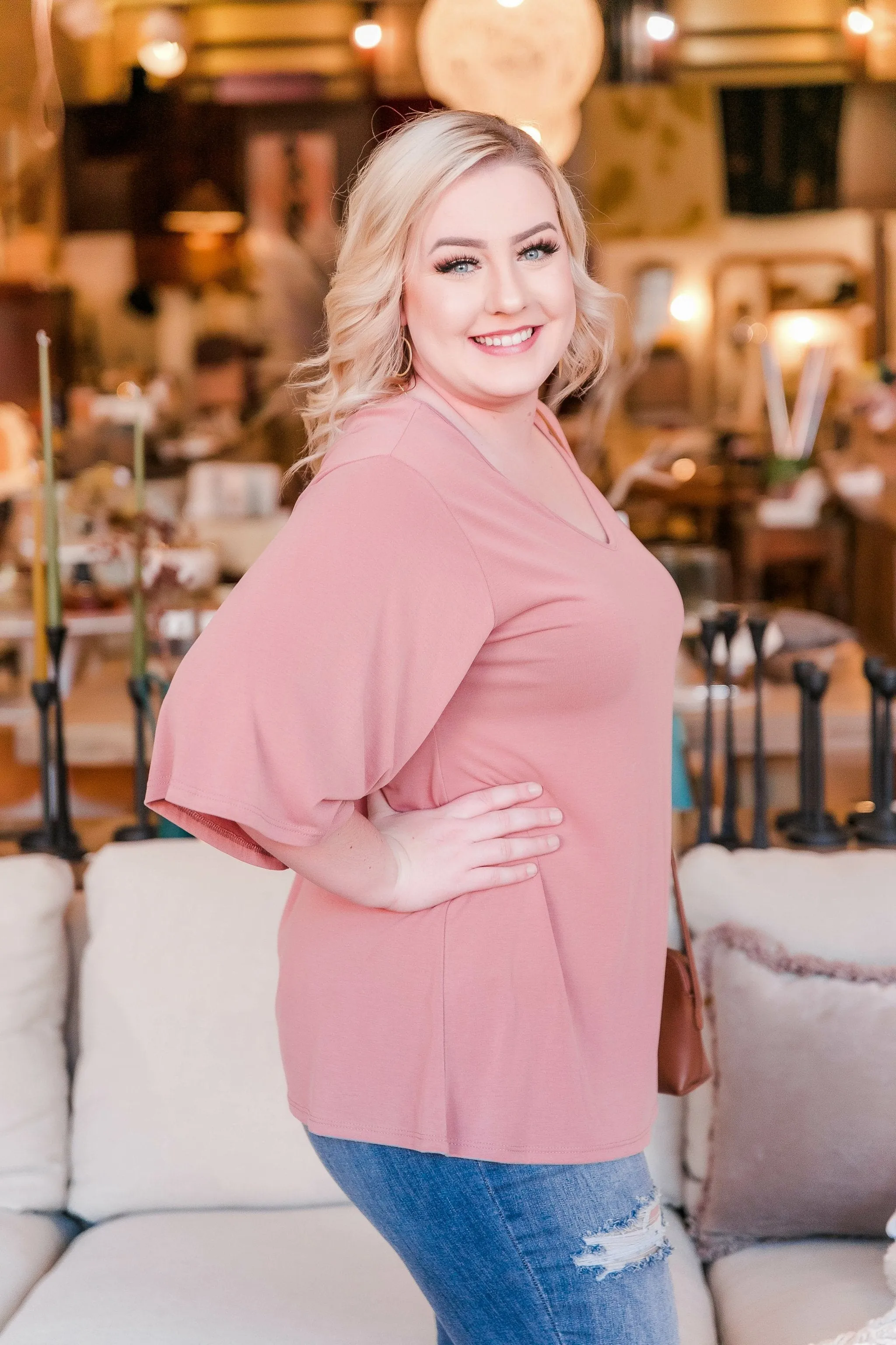 My Signature Color Top In Mauve