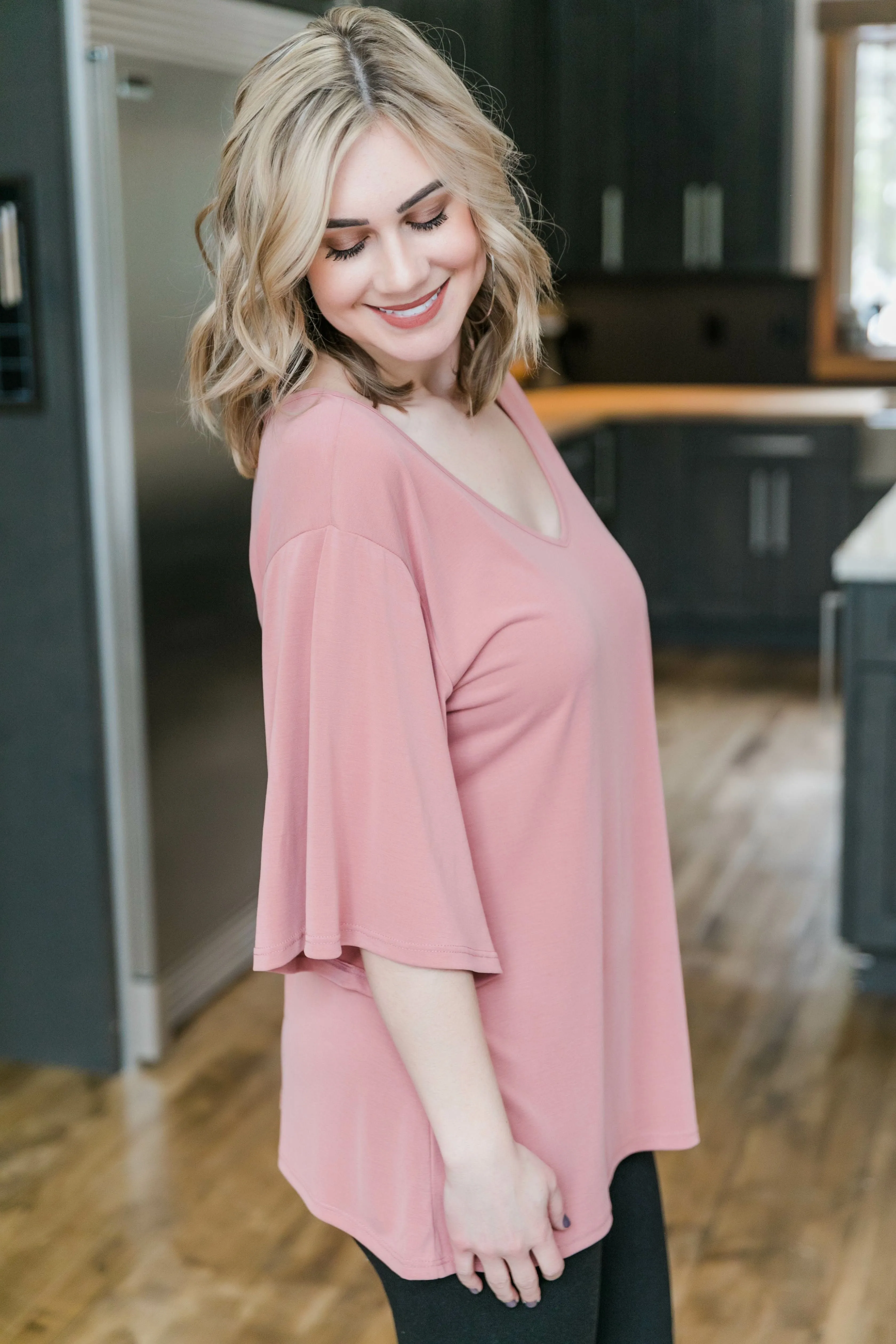 My Signature Color Top In Mauve