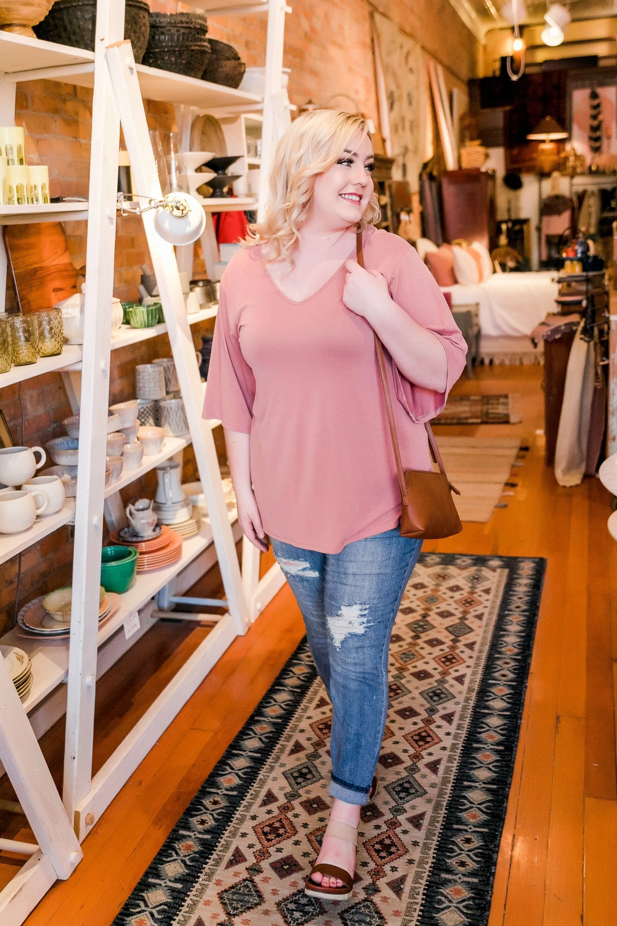 My Signature Color Top In Mauve