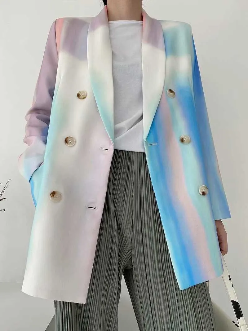 New Lapel Long Sleeve Loose Fit Jacket