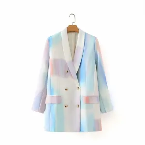 New Lapel Long Sleeve Loose Fit Jacket