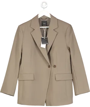 Next Green Double Breasted Blazer UK 12