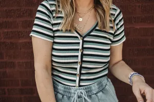 nia top in stripe