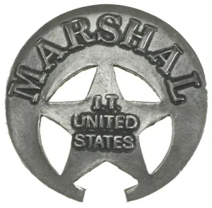 Old West Historic Replica Badge: Marshal Indian Territory Star