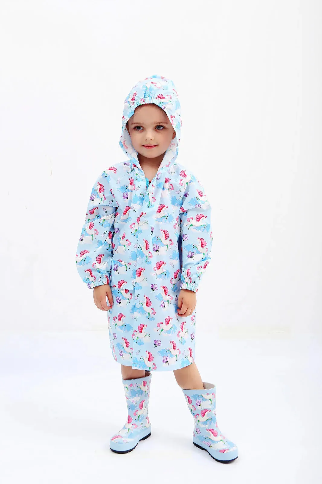 OnePoem Kids' Waterproof Hooded Jacket