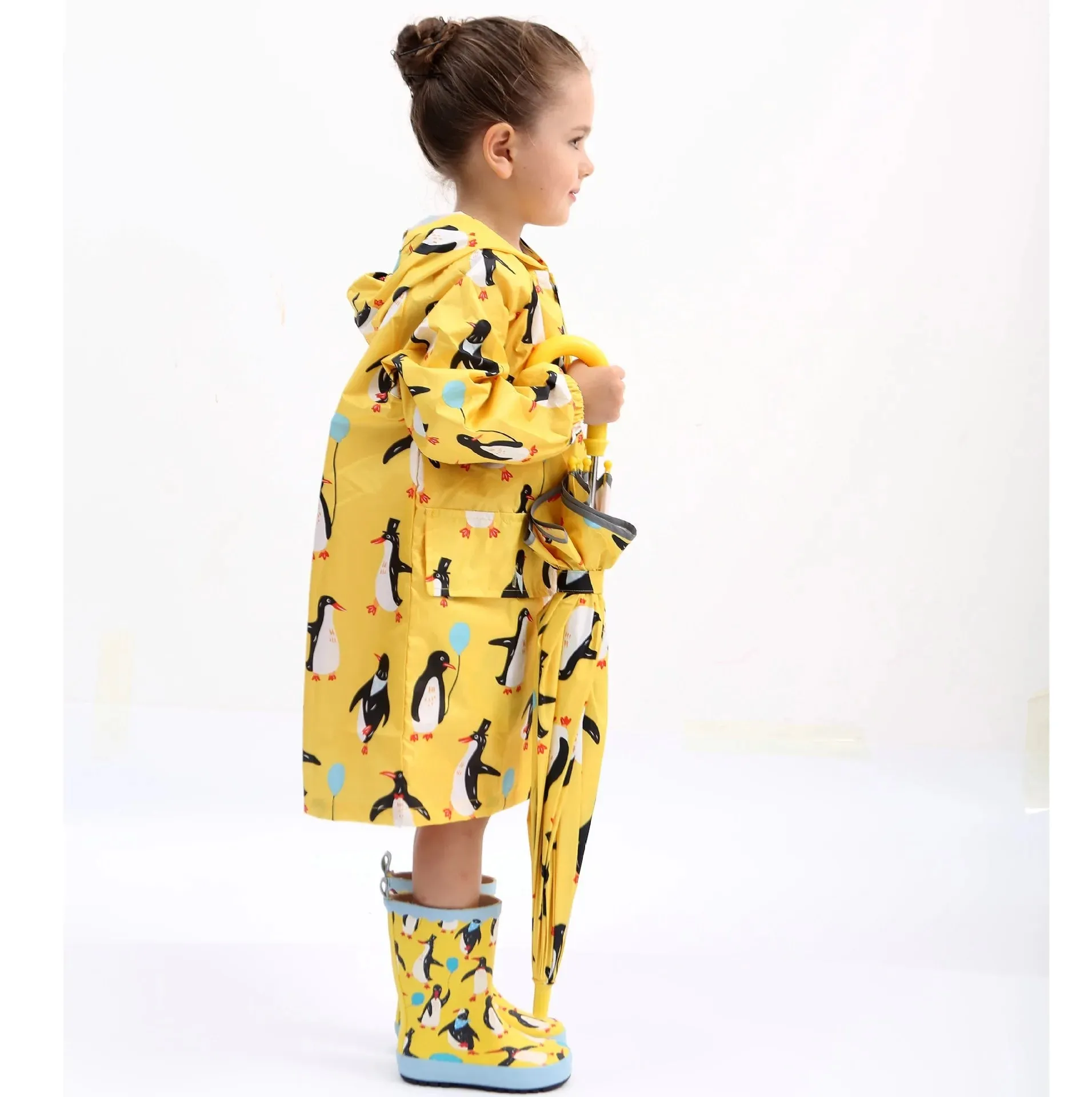OnePoem Kids' Waterproof Hooded Jacket