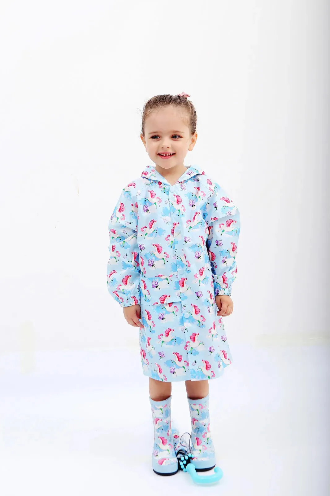 OnePoem Kids' Waterproof Hooded Jacket