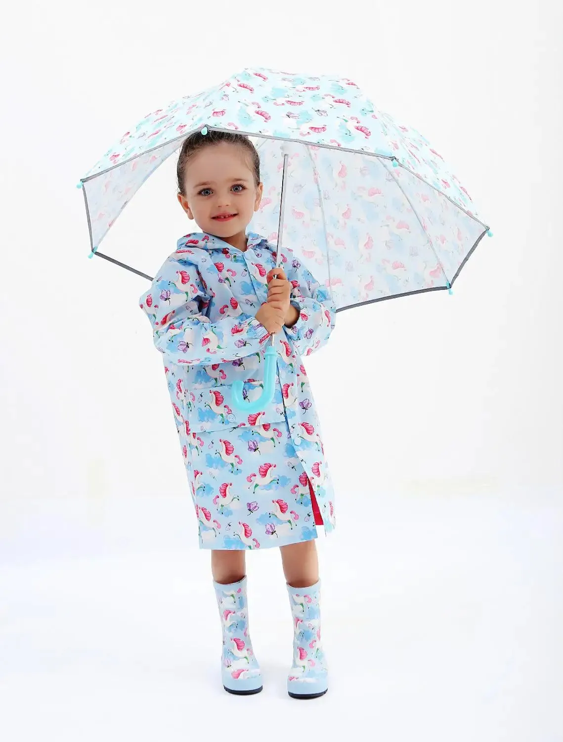 OnePoem Kids' Waterproof Hooded Jacket