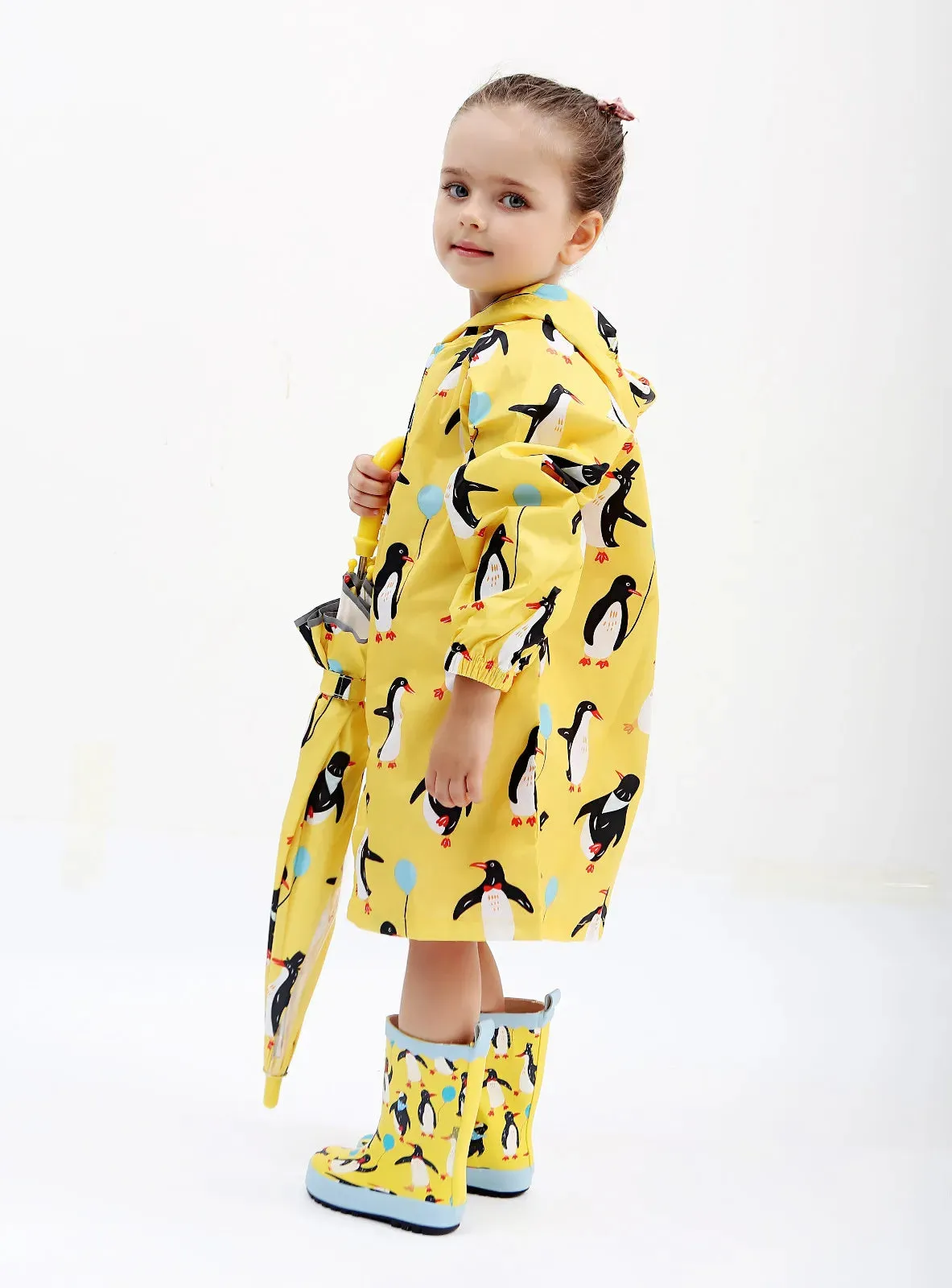 OnePoem Kids' Waterproof Hooded Jacket