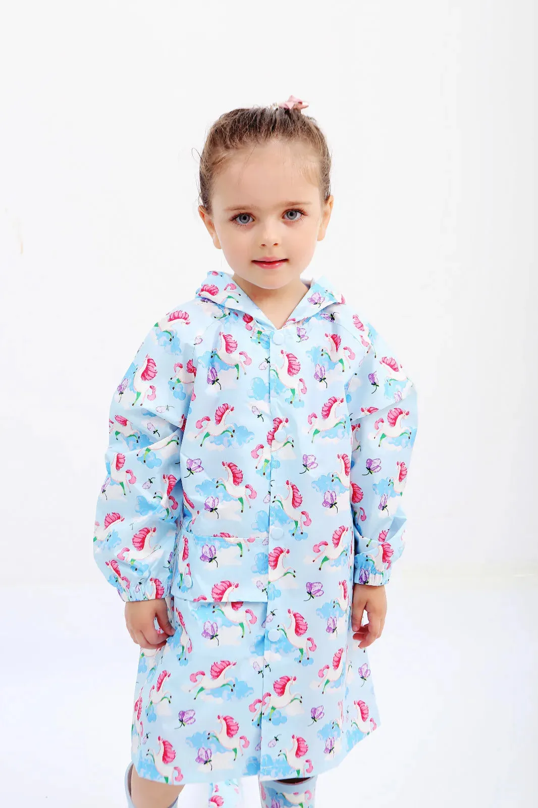 OnePoem Kids' Waterproof Hooded Jacket