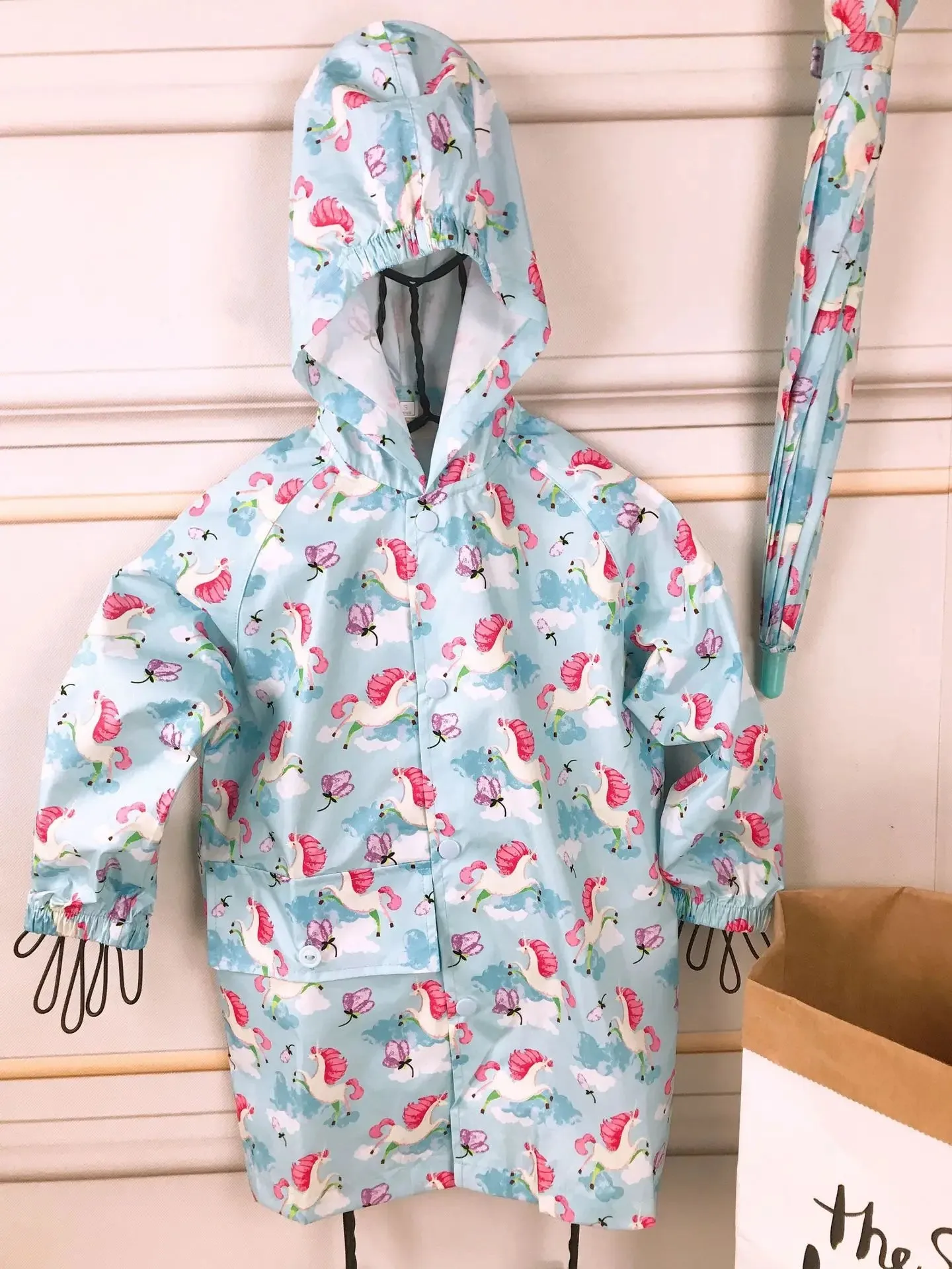 OnePoem Kids' Waterproof Hooded Jacket