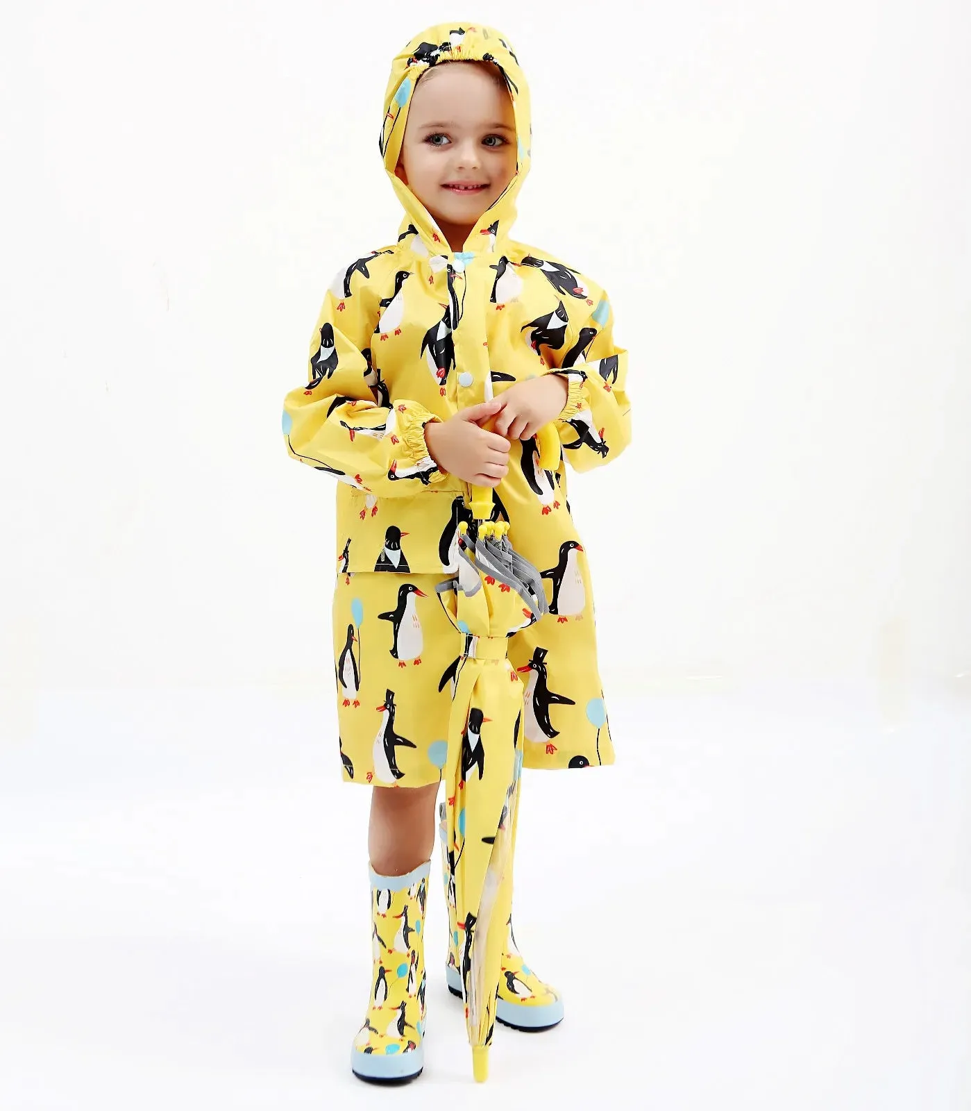 OnePoem Kids' Waterproof Hooded Jacket