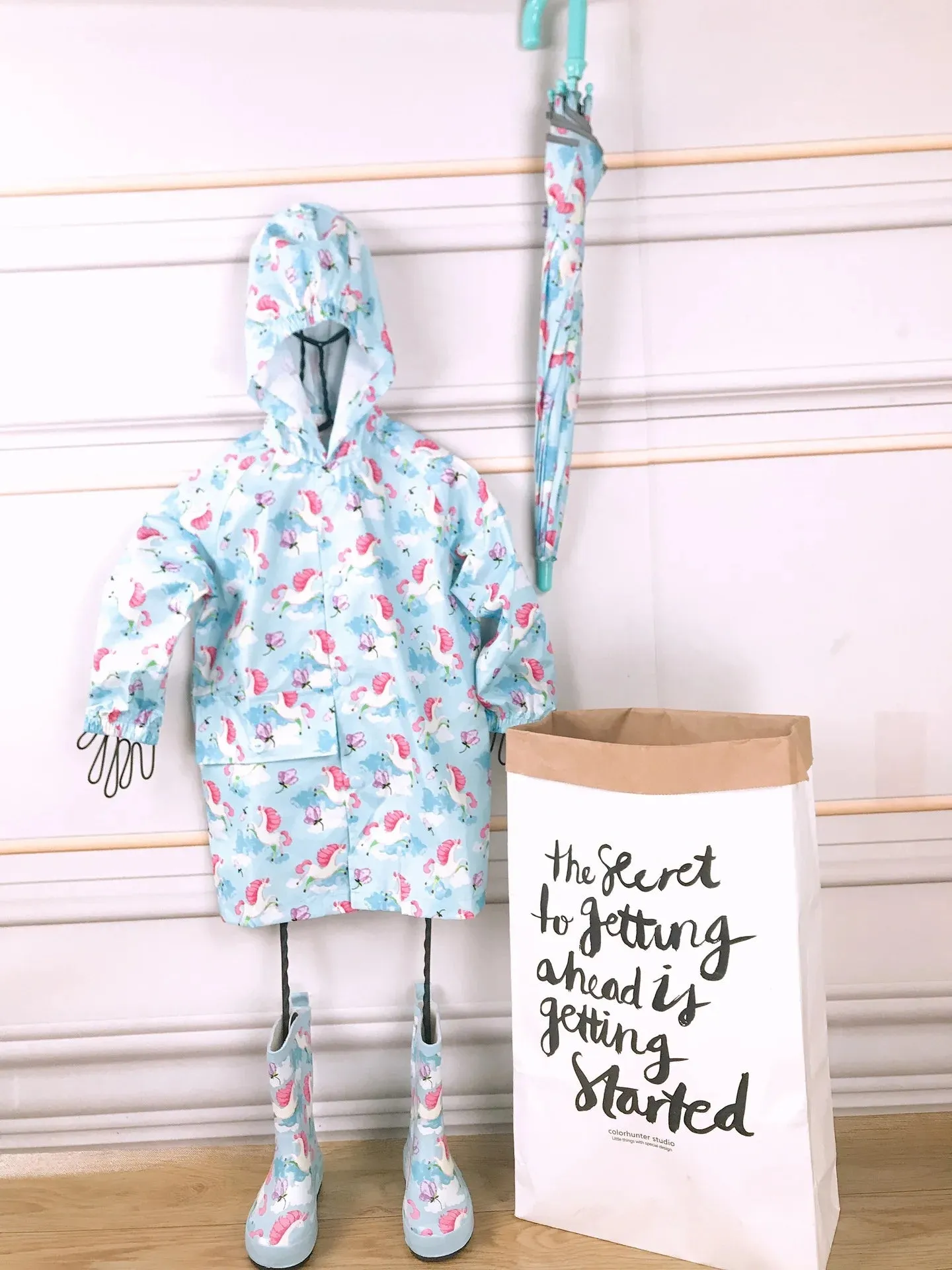 OnePoem Kids' Waterproof Hooded Jacket