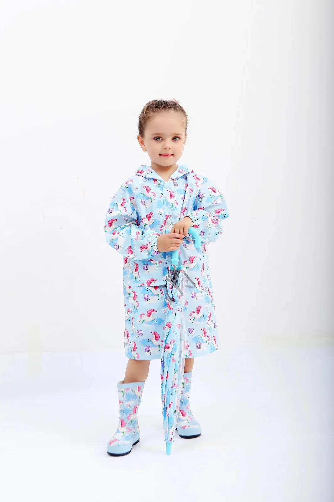 OnePoem Kids' Waterproof Hooded Jacket