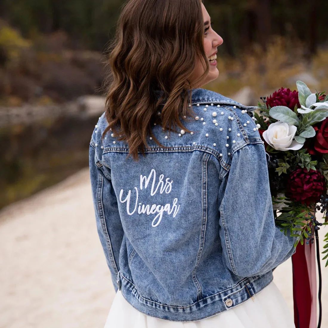 Pearl Denim Jacket - Customizable