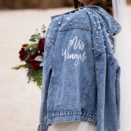 Pearl Denim Jacket - Customizable