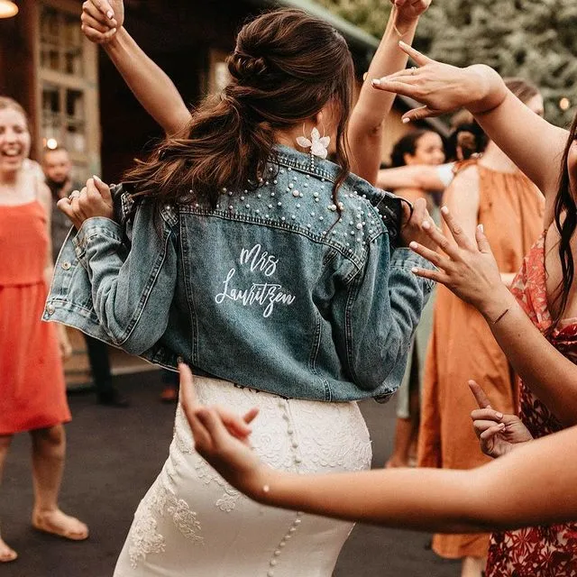 Pearl Denim Jacket - Customizable