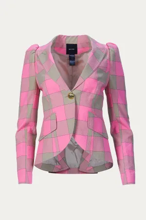 POUF SLEEVE ONE BUTTON BLAZER