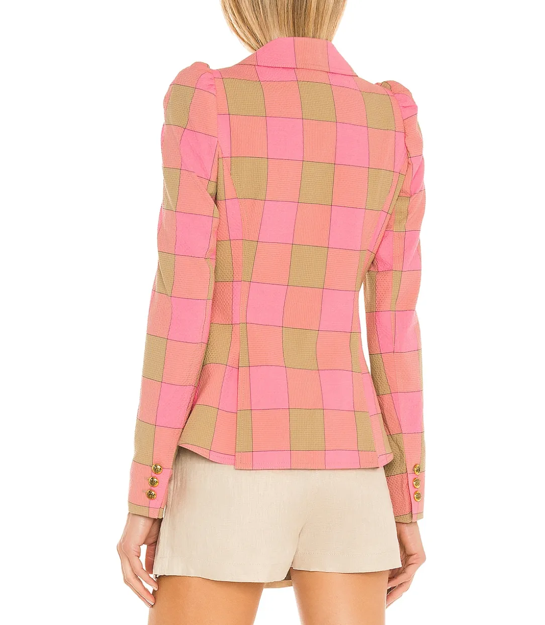 POUF SLEEVE ONE BUTTON BLAZER