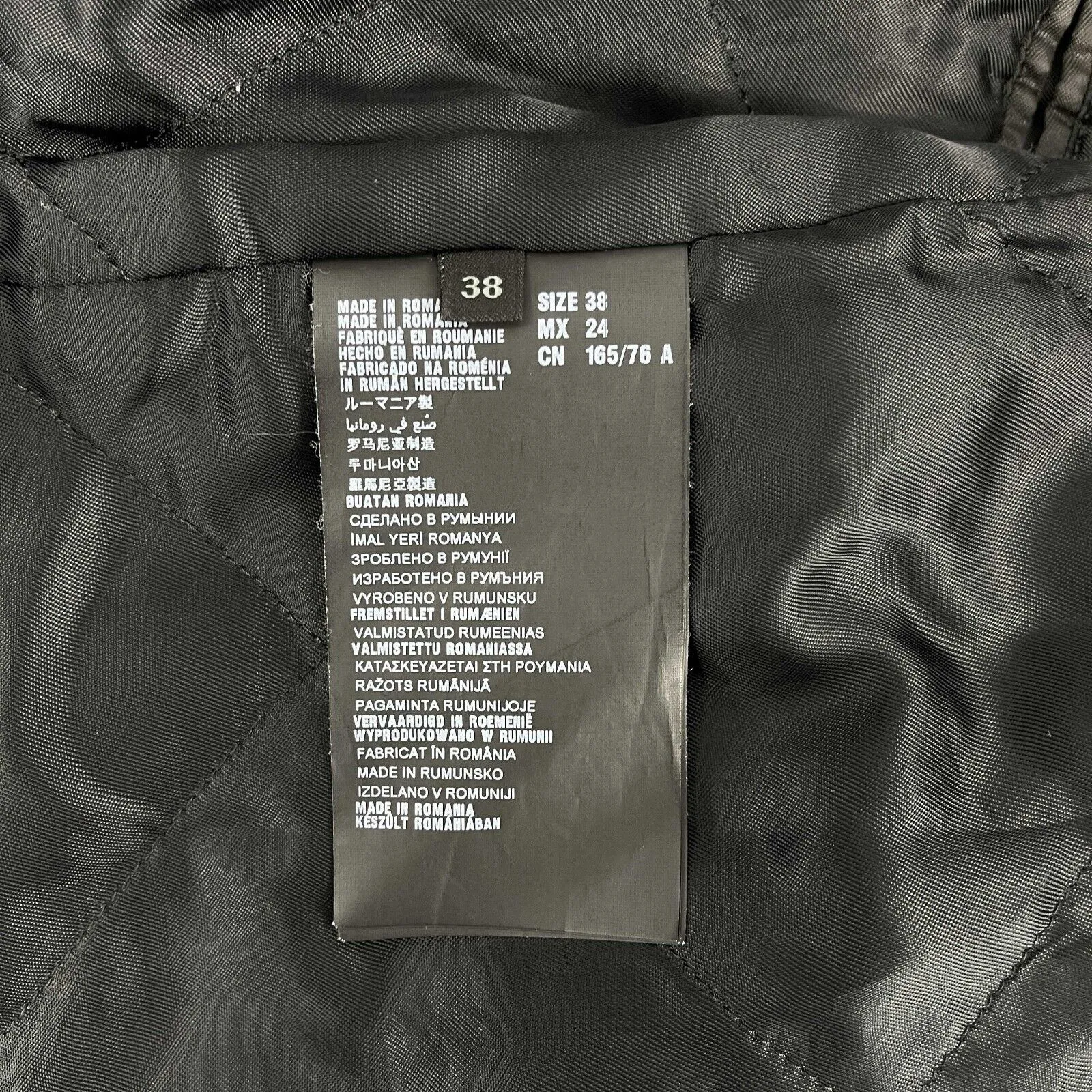 Prada - Nylon Double Pocket Long Overcoat Jacket - Black - 38 US 2
