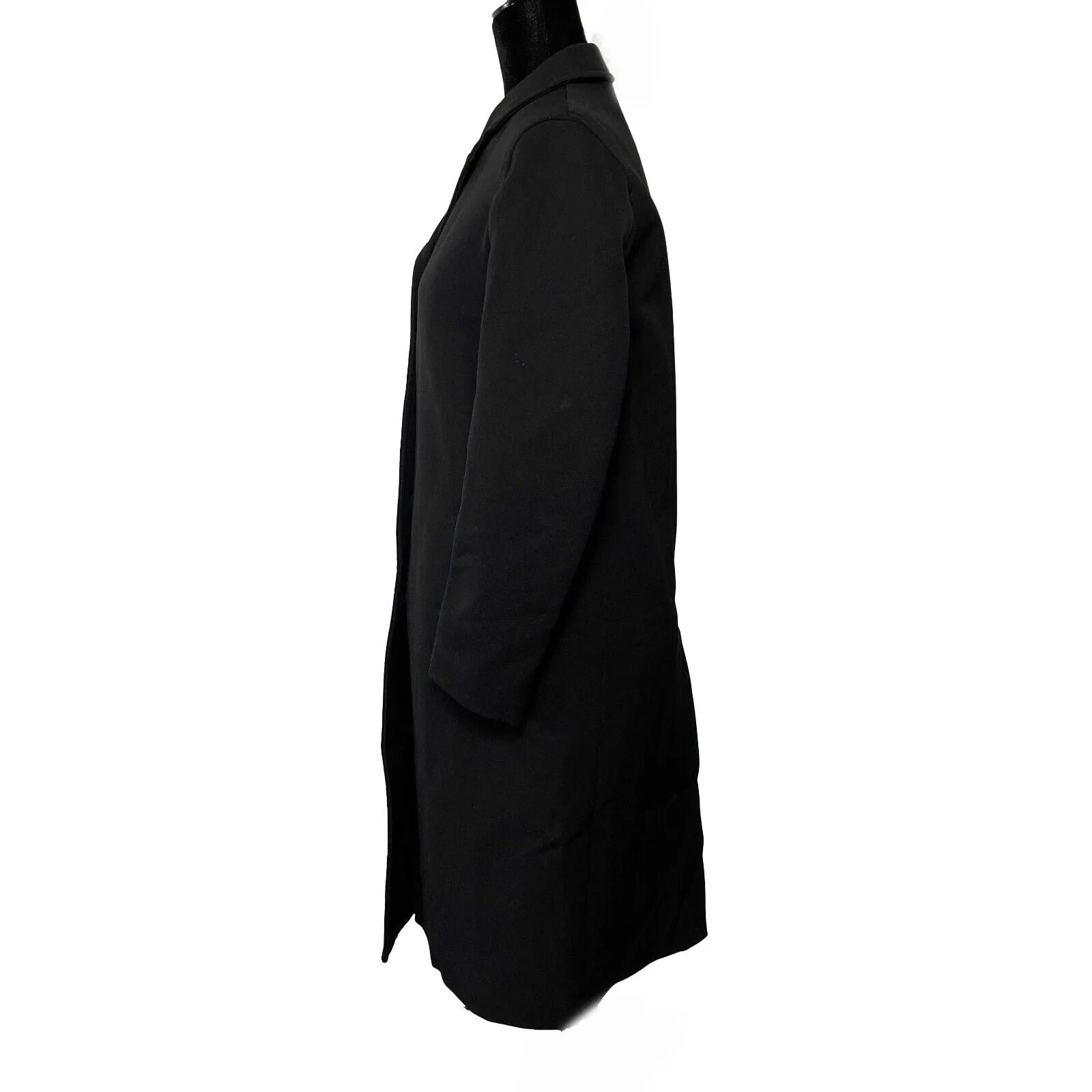 Prada - Nylon Double Pocket Long Overcoat Jacket - Black - 38 US 2