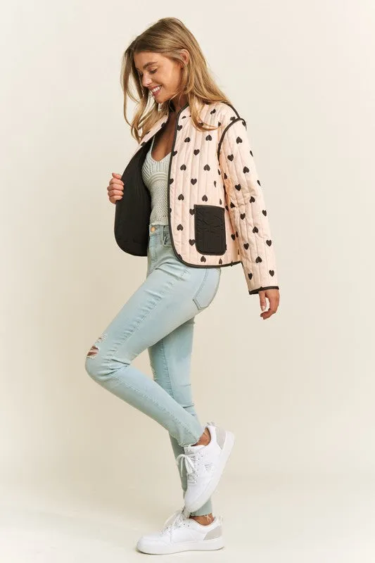 Quilted Heart Lightweight Jacket
