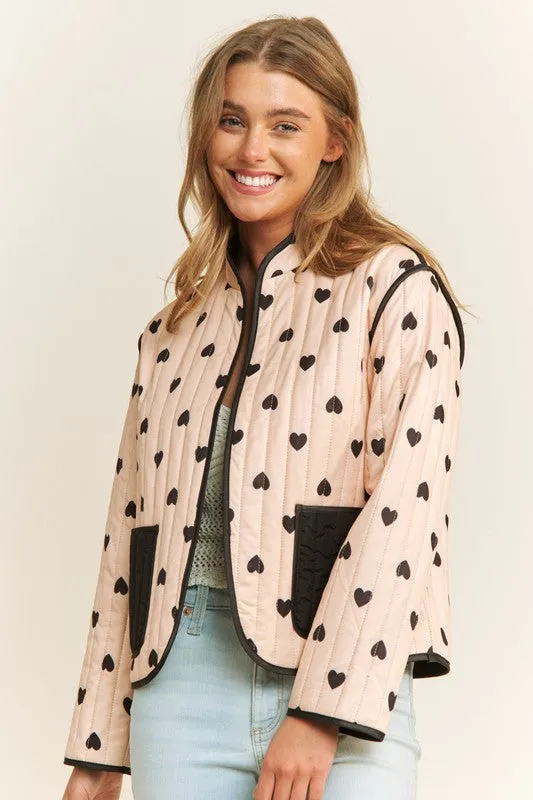 Quilted Heart Lightweight Jacket