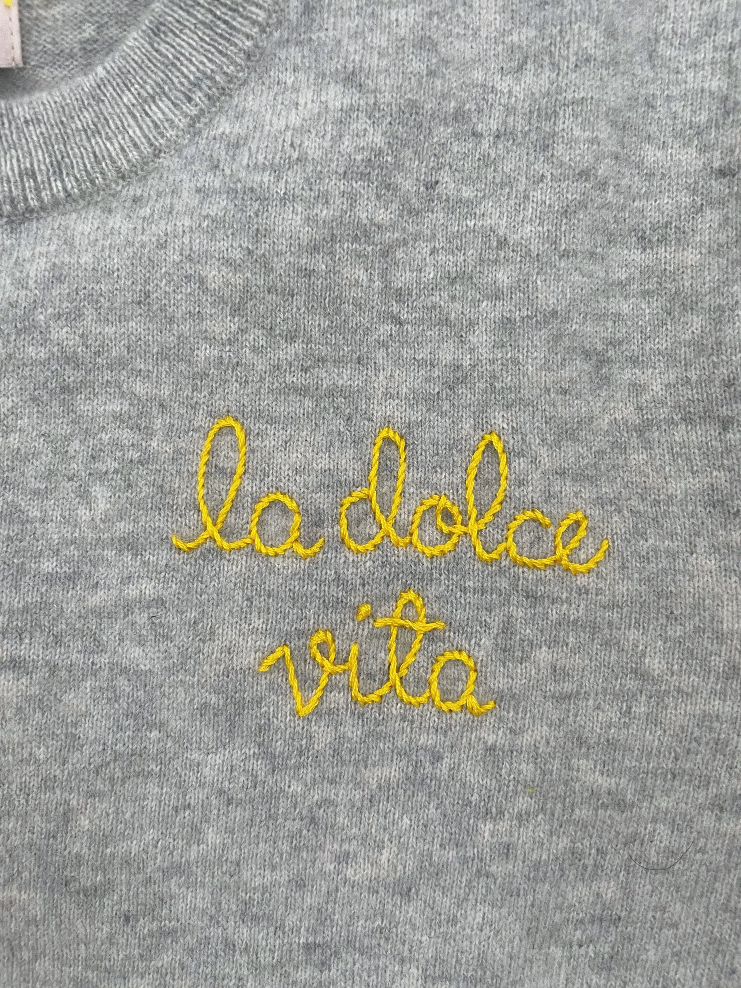 "La Dolce Vita" Cardigan in Smoke