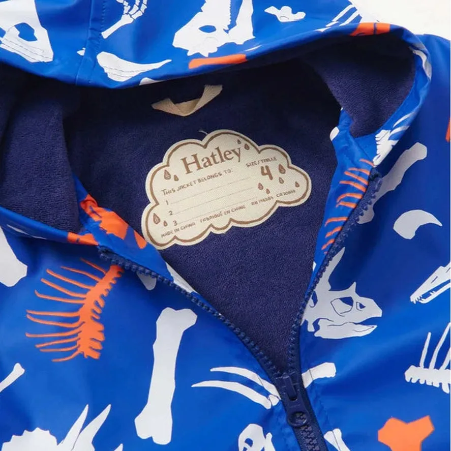 Rain Jacket - Colour Changing Dino Fossils