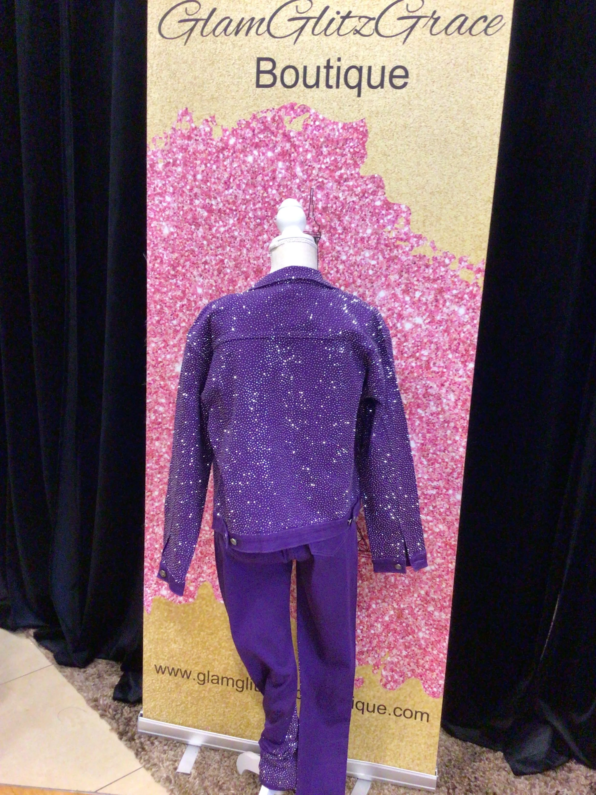 Rhinestone long sleeve Jacket