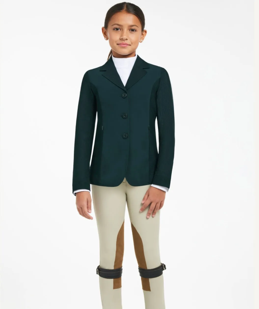RJ Classics Harmony Junior Girls Mesh Show Coat
