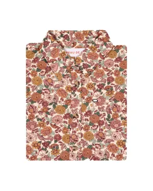 Rustic Floral Short Sleeve Shirt