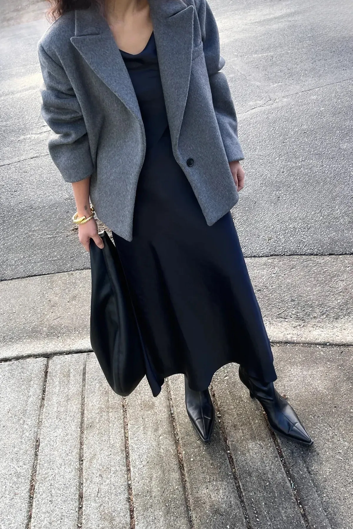 Short Wool Blend Coat