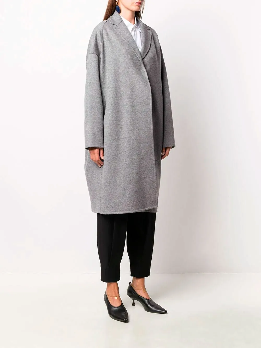 Single Breasted Wool Coat