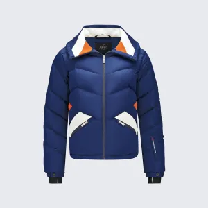Ski Duvet Jacket in Navy