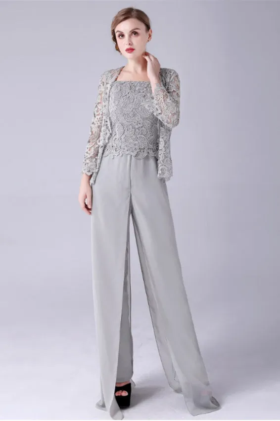 Sleeveless Lace Strap Backless Vintage modest mother's dress