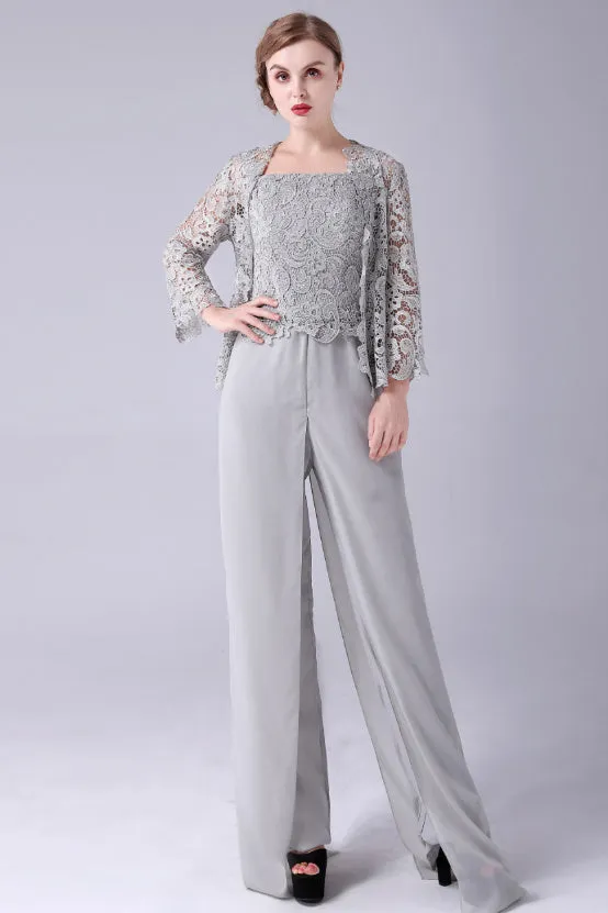 Sleeveless Lace Strap Backless Vintage modest mother's dress