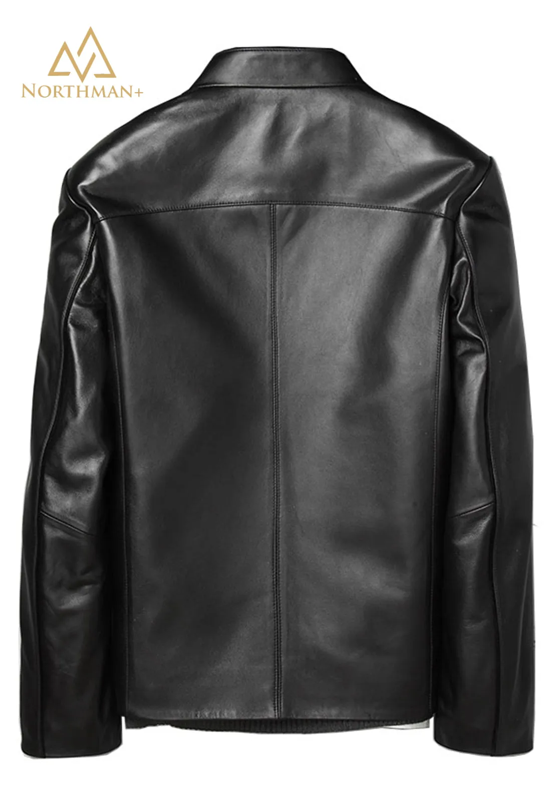 Slim leather jackets for men