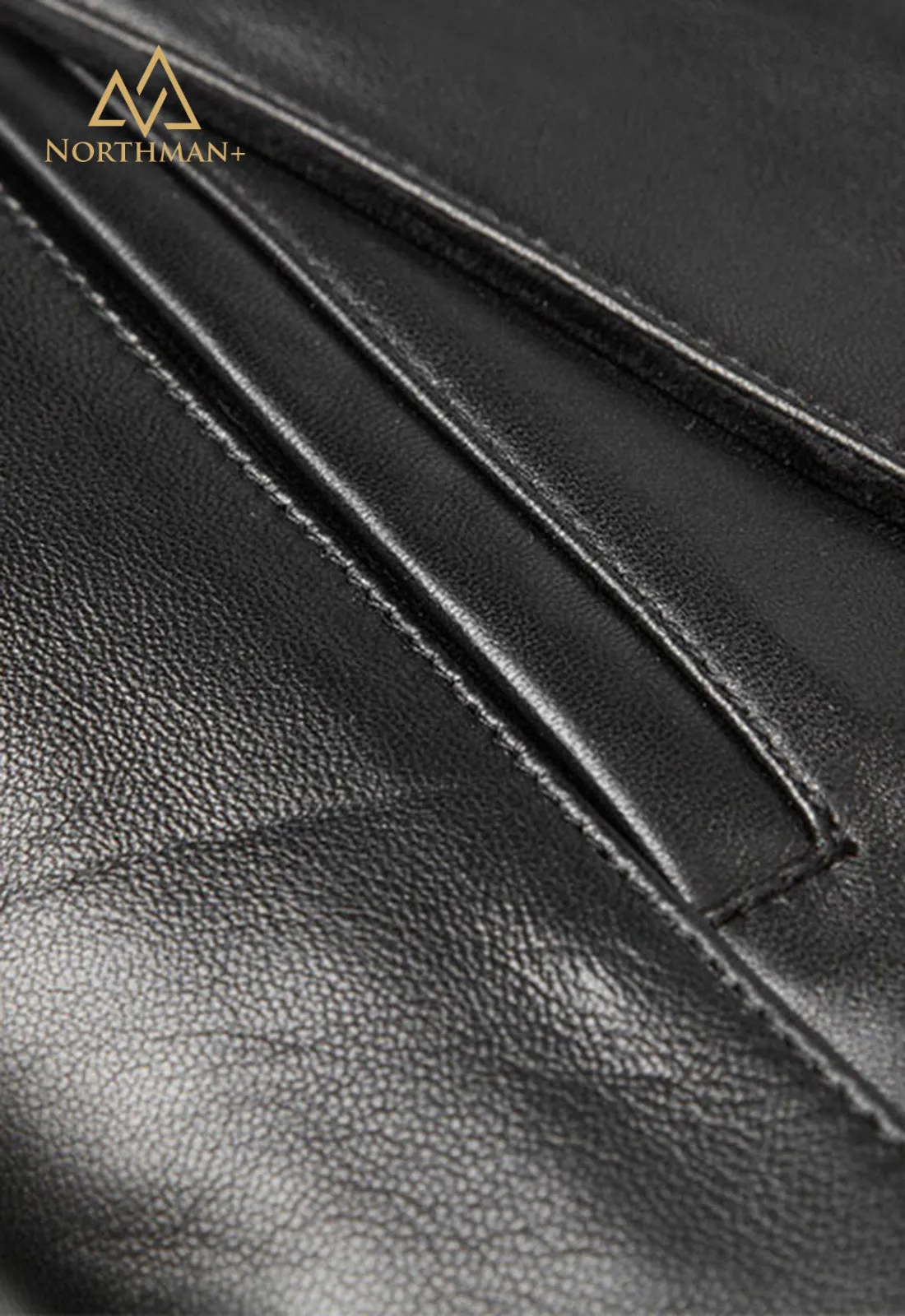 Slim leather jackets for men