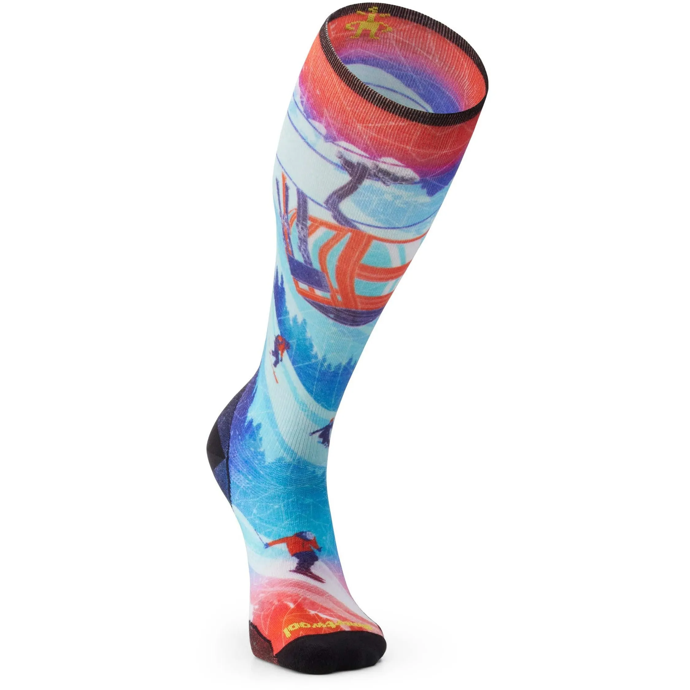 Smartwool Ski Zero Cushion Ski Day Print Over-The-Calf Socks