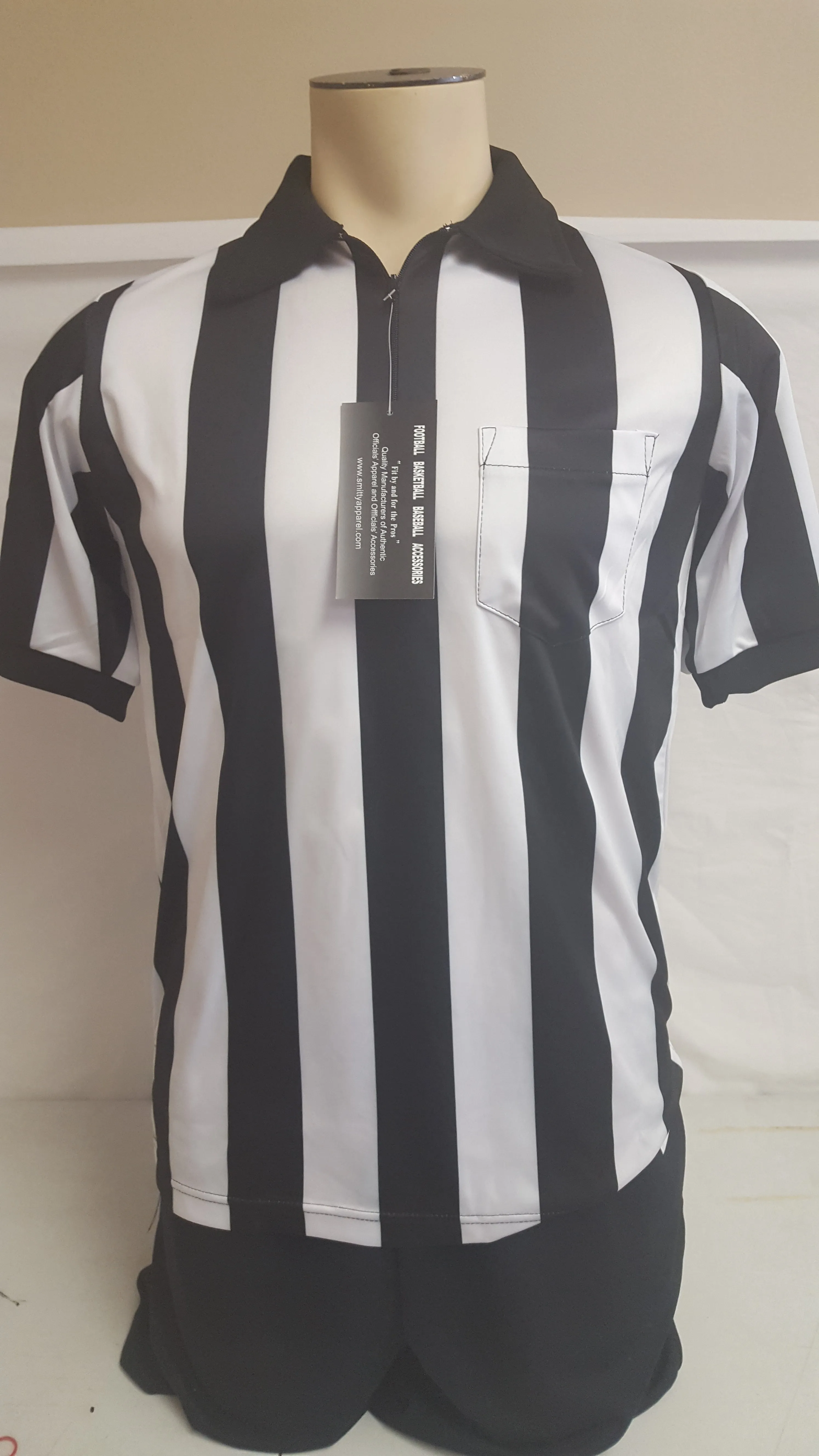 Smitty Elite 2" Stripe Performance Short Sleeve Shirt