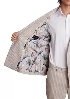 Soho Jacket - Tan White Stripe