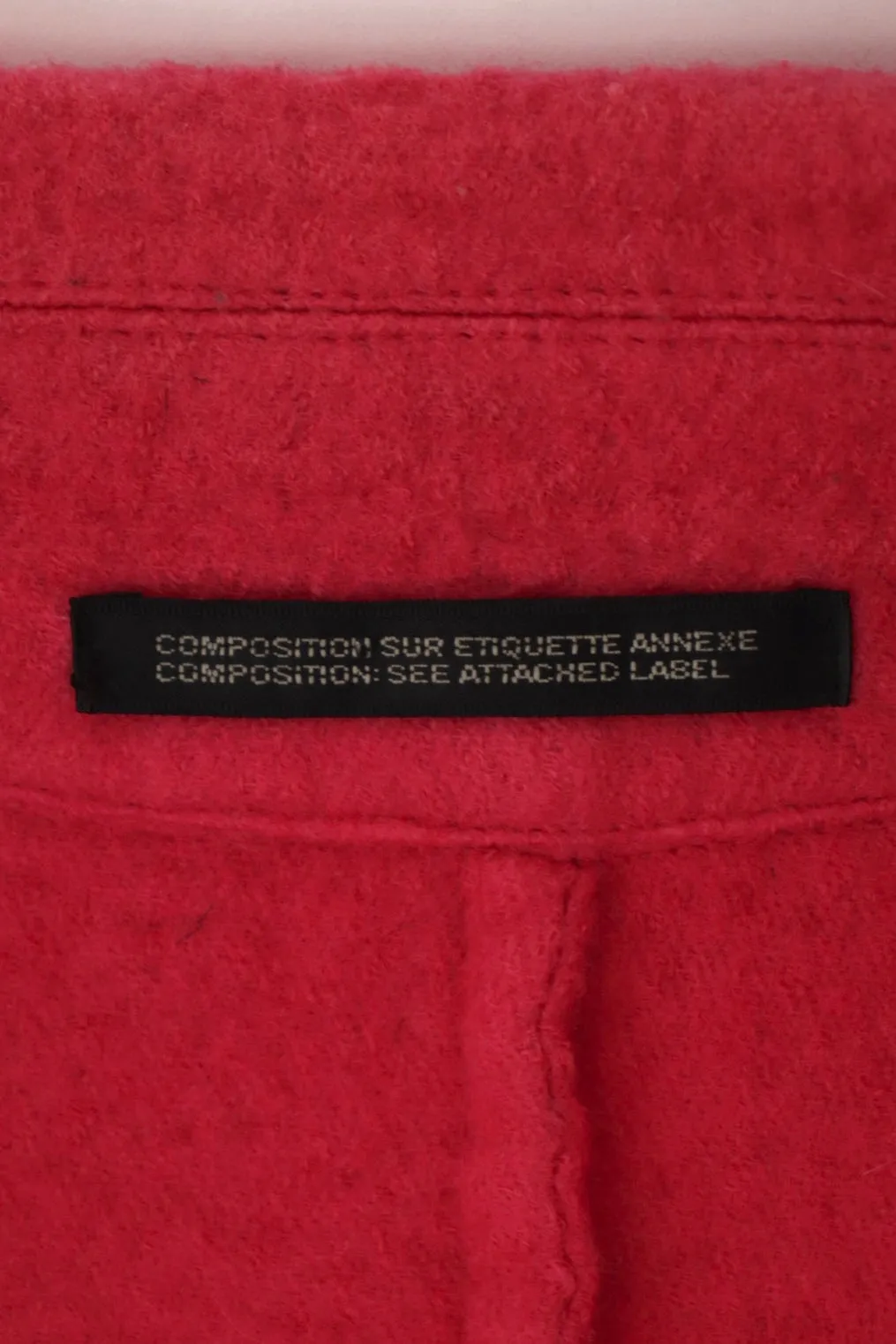 S/S 2004 Yohji Yamamoto  Noir Wool Trench Coat