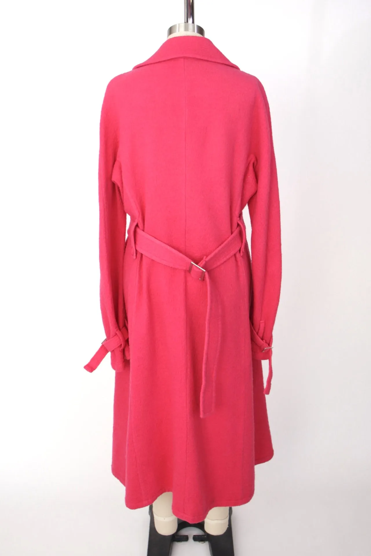 S/S 2004 Yohji Yamamoto  Noir Wool Trench Coat